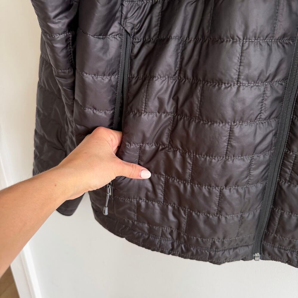 Patagonia Nano Zip Up Mock Neck Outdoor Puffer Jacket Black XXL - Picture 7 of 9